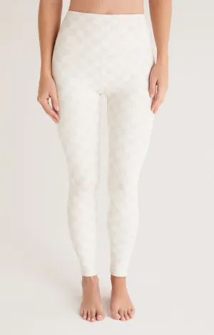 Z SUPPLY | Check Mate 7/8 Legging {Sandstone}