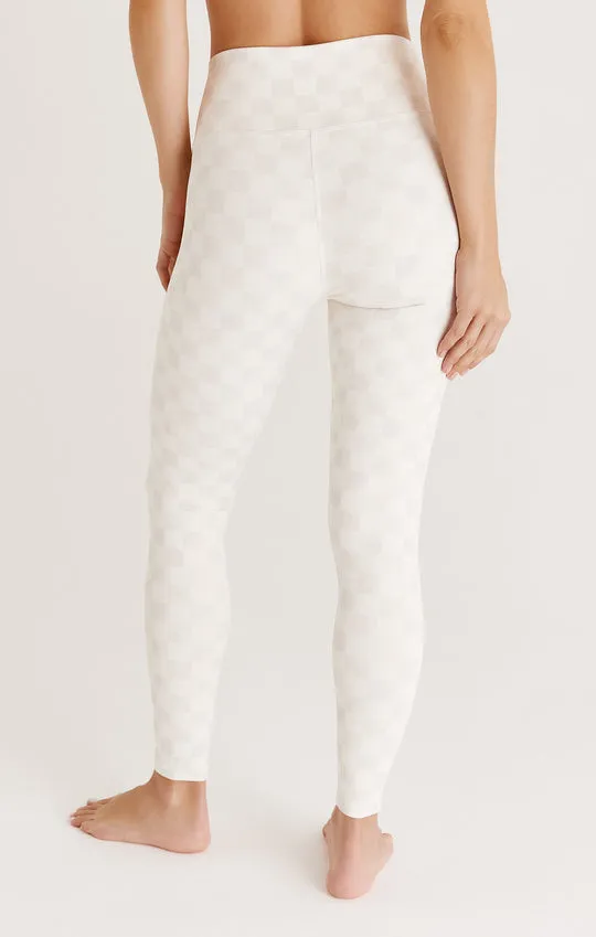 Z SUPPLY | Check Mate 7/8 Legging {Sandstone}