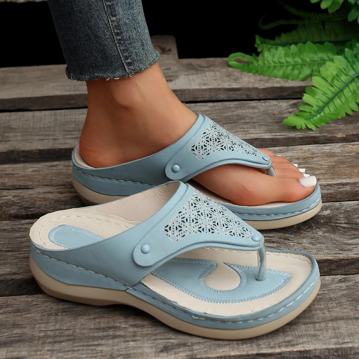 Zoraida® | Orthopedic Leather Hiking Sandals